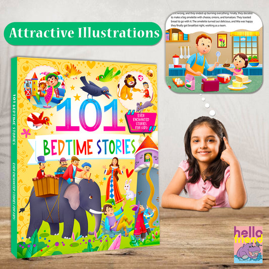 101 Bedtime Stories | Illustrated Story Book for Kids