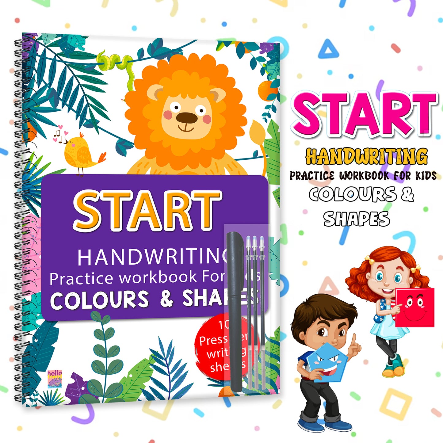 Start handwriting workbook colour & shapes book