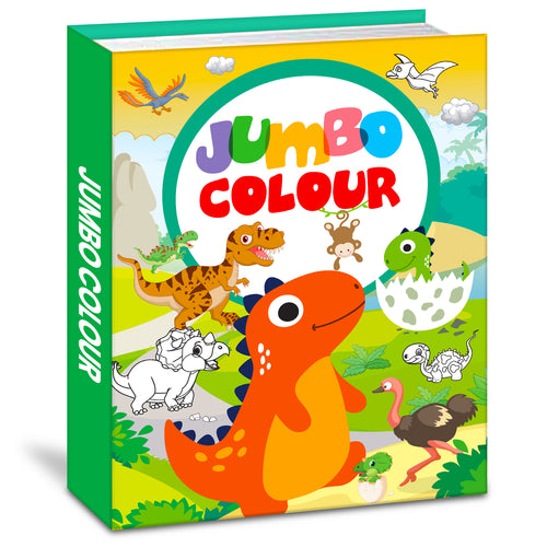 Jumbo Color – Dinosaurs | Jumbo Dinosaur Coloring Book for Kids | Big Prehistoric Activity Book