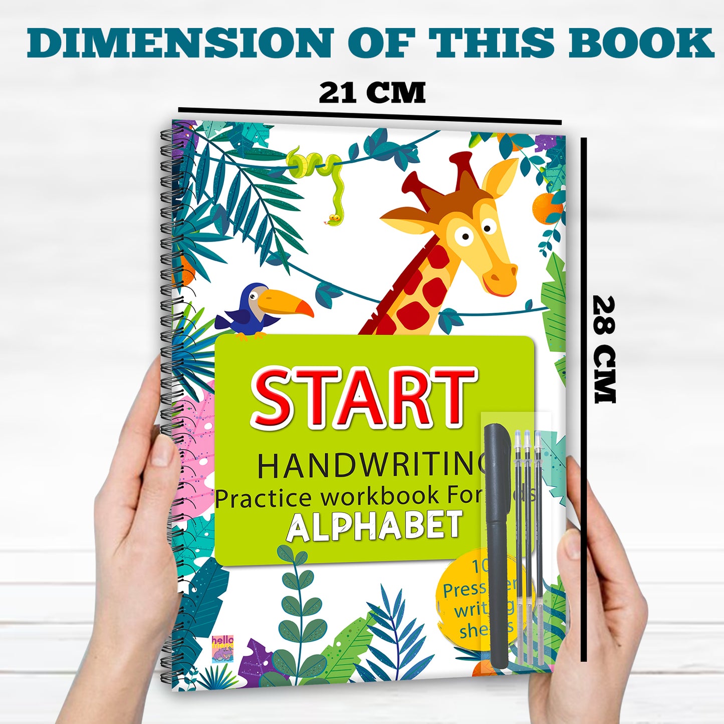 Start Handwriting Practice Alphabet | Alphabet Writing Practice Book for Kids