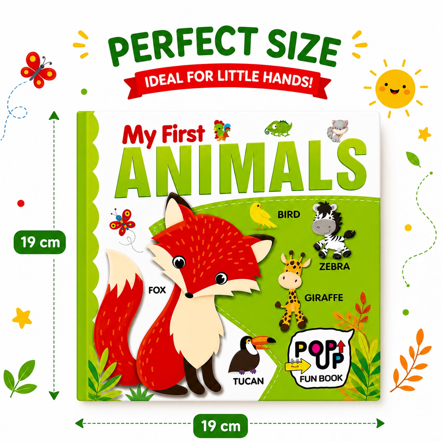 My first animals - pop-up fun book