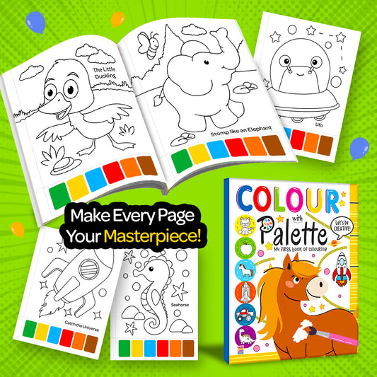 Colour with palette