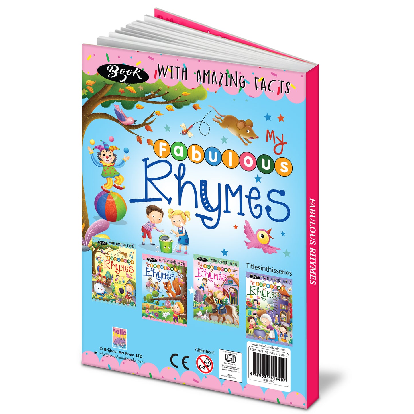 My Fabulous Rhymes Book 2 | Illustrated Nursery Rhymes Book for Early Readers & Early Learning