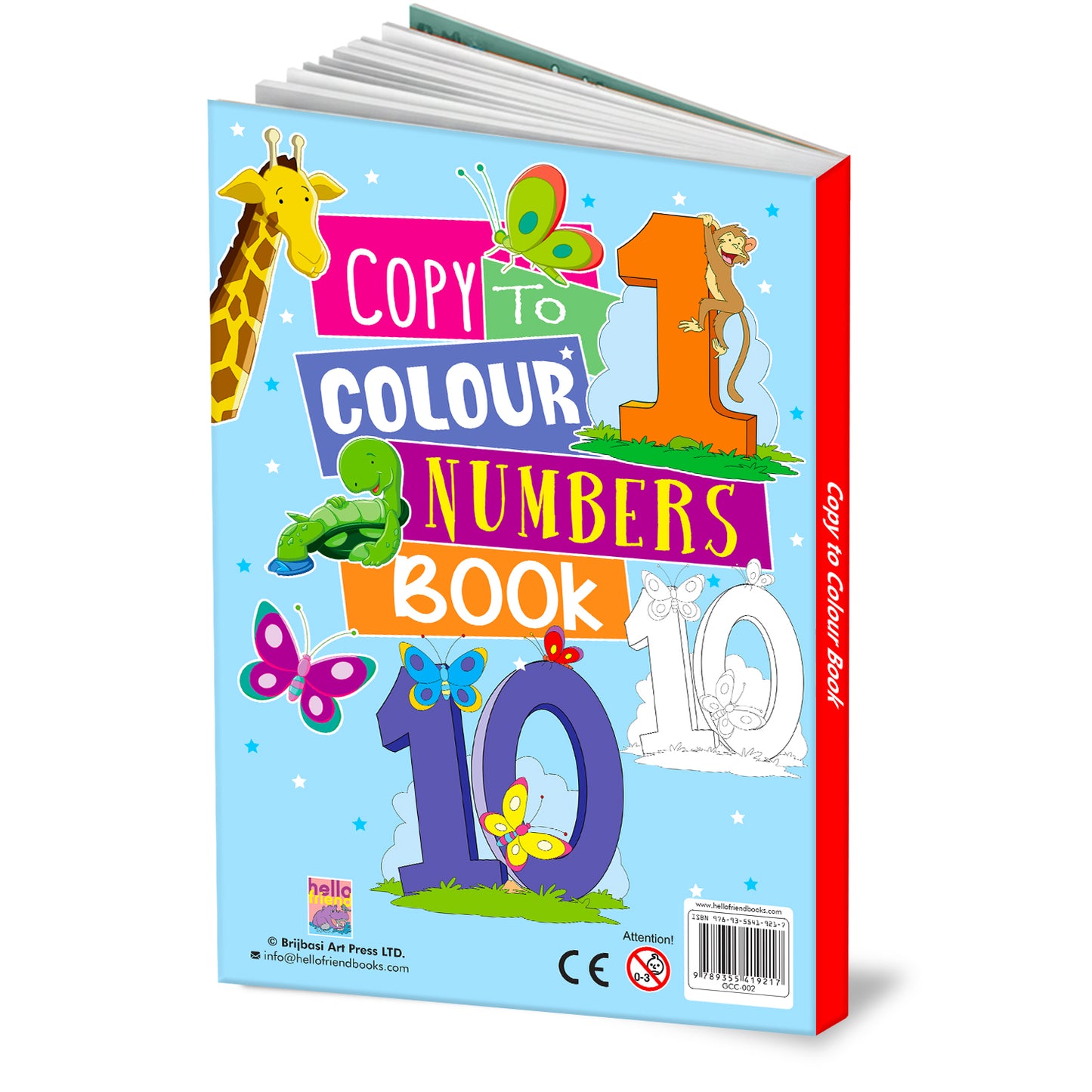 Copy to Colour – Numbers Book | Learn 1 to 100 with Copy & Color Activity Book for Kids