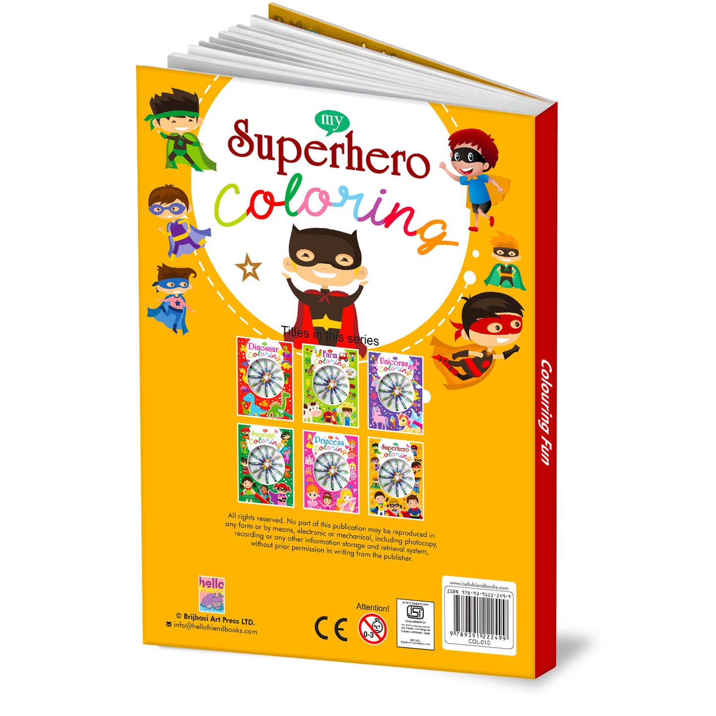 My Super Hero Colouring Book | Superhero Colouring Activity Book for Kids