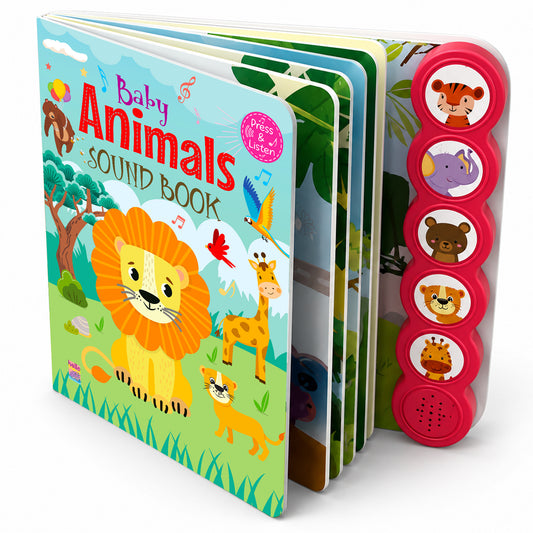 Baby Animals Sound Book - Lion Cub Page