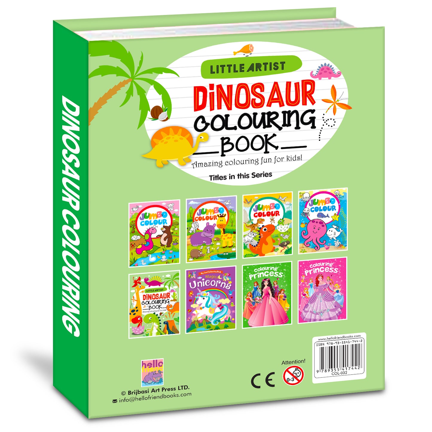 Little Artist Dinosaur Colouring Book | Fun Dinosaur Activity & Coloring Book for Kids