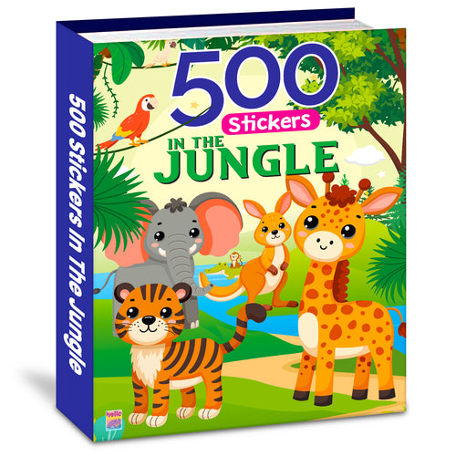 500 Jungle Stickers Book | Mega Sticker Activity Book for Kids | Creative Play & Fun Learning