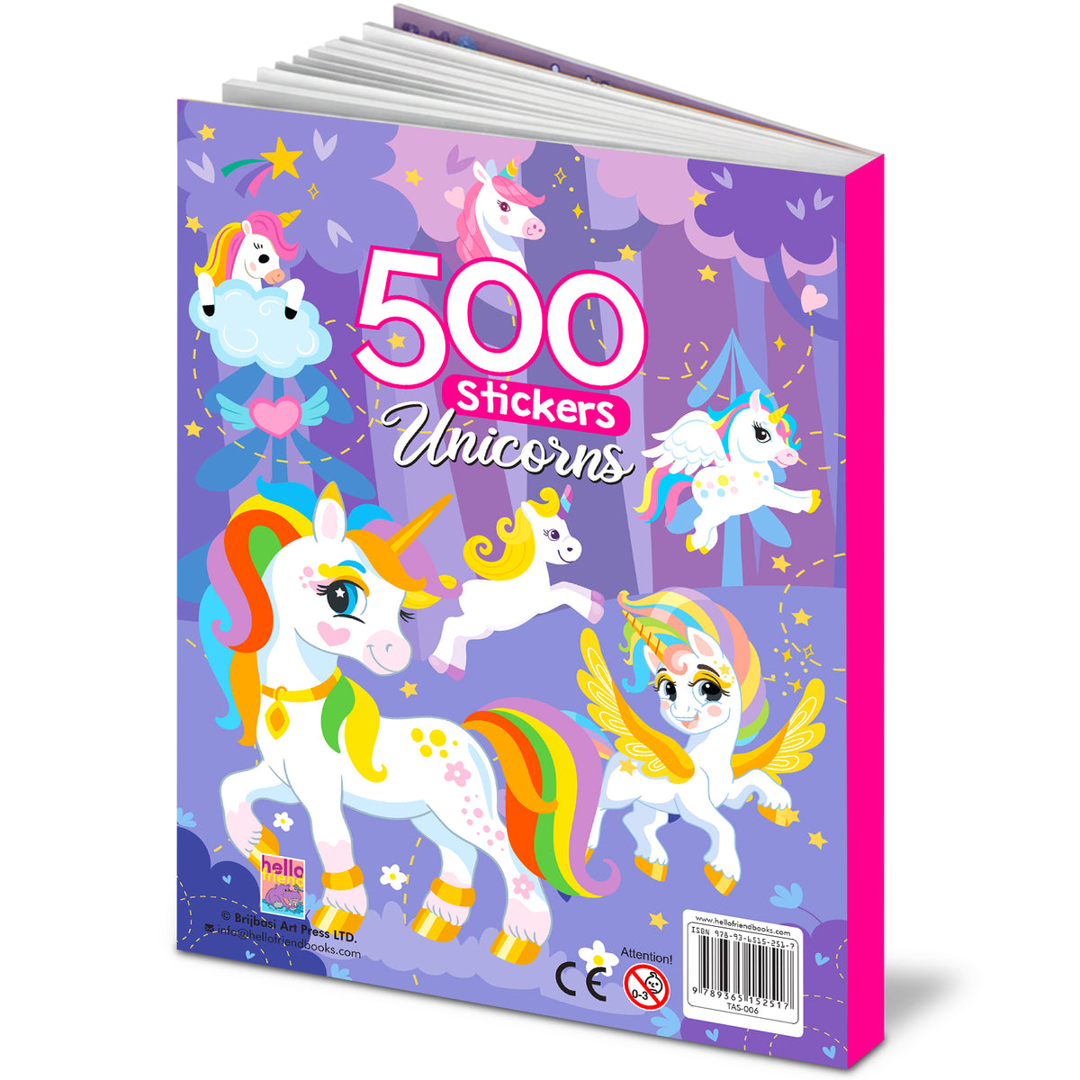 500 Unicorn Stickers Book | Mega Sticker Activity Book for Kids | Creative Play & Fun Learning