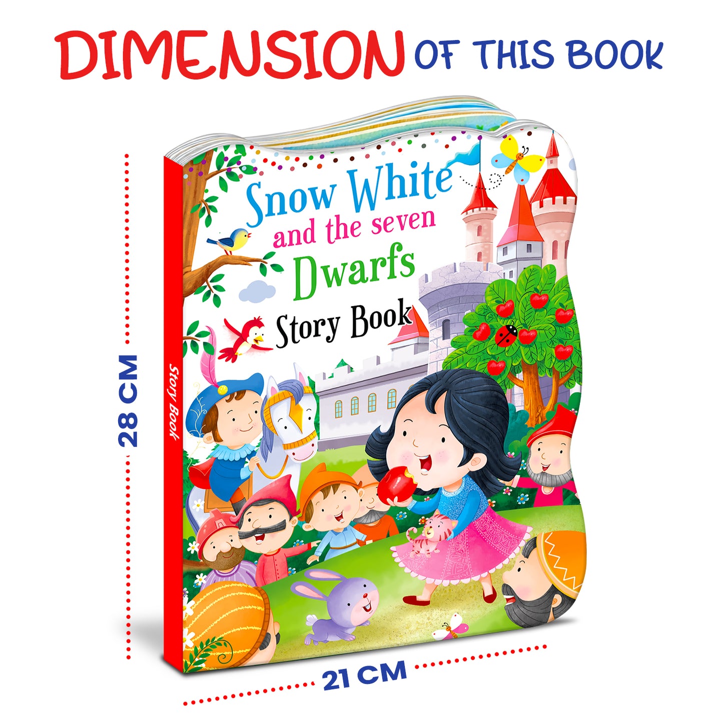 Snow White and The Seven Dwarfs | Illustrated Story Book for Kids