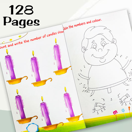 Activity Workbook 3+ Years - Back cover flat lay