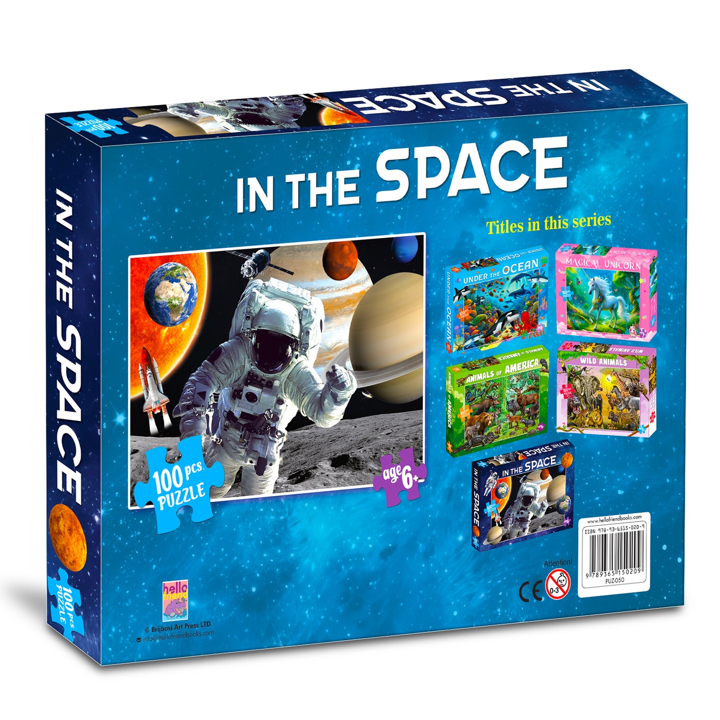 In the Space Puzzle Box | 100 Piece Jigsaw Puzzle for Kids