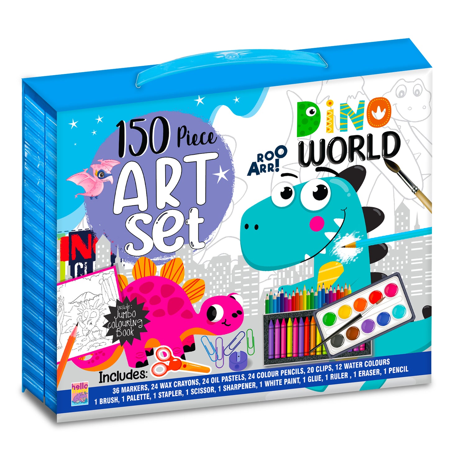 150 Piece Dino art set