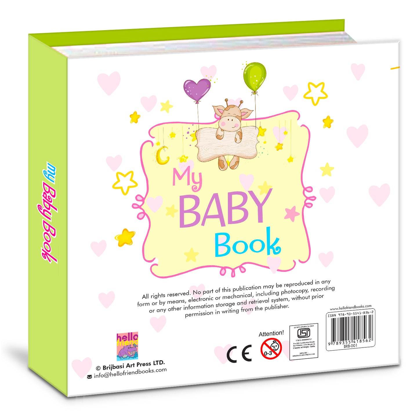 My Baby Book: Baby’s First Memories & Milestones Keepsake Record Book