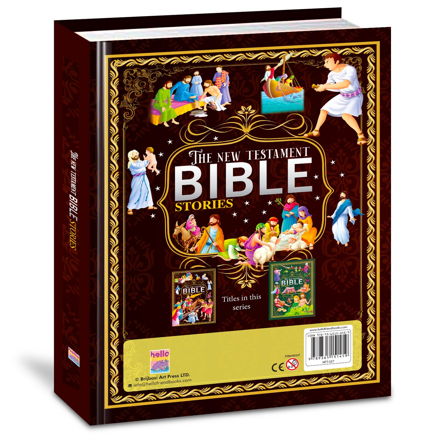 The New Testament Bible Stories | Illustrated Bible Story Book for Kids | Christian Religious Book