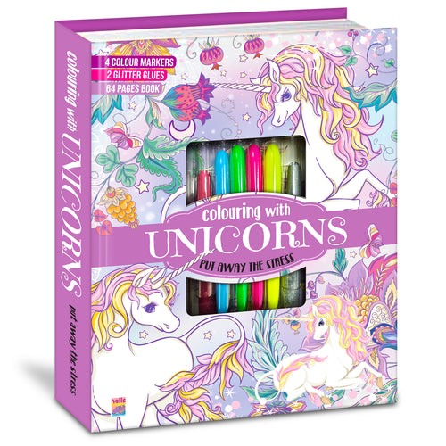 Colouring with Unicorn | Unicorn Coloring Book for Kids | Magical Creative Coloring Book