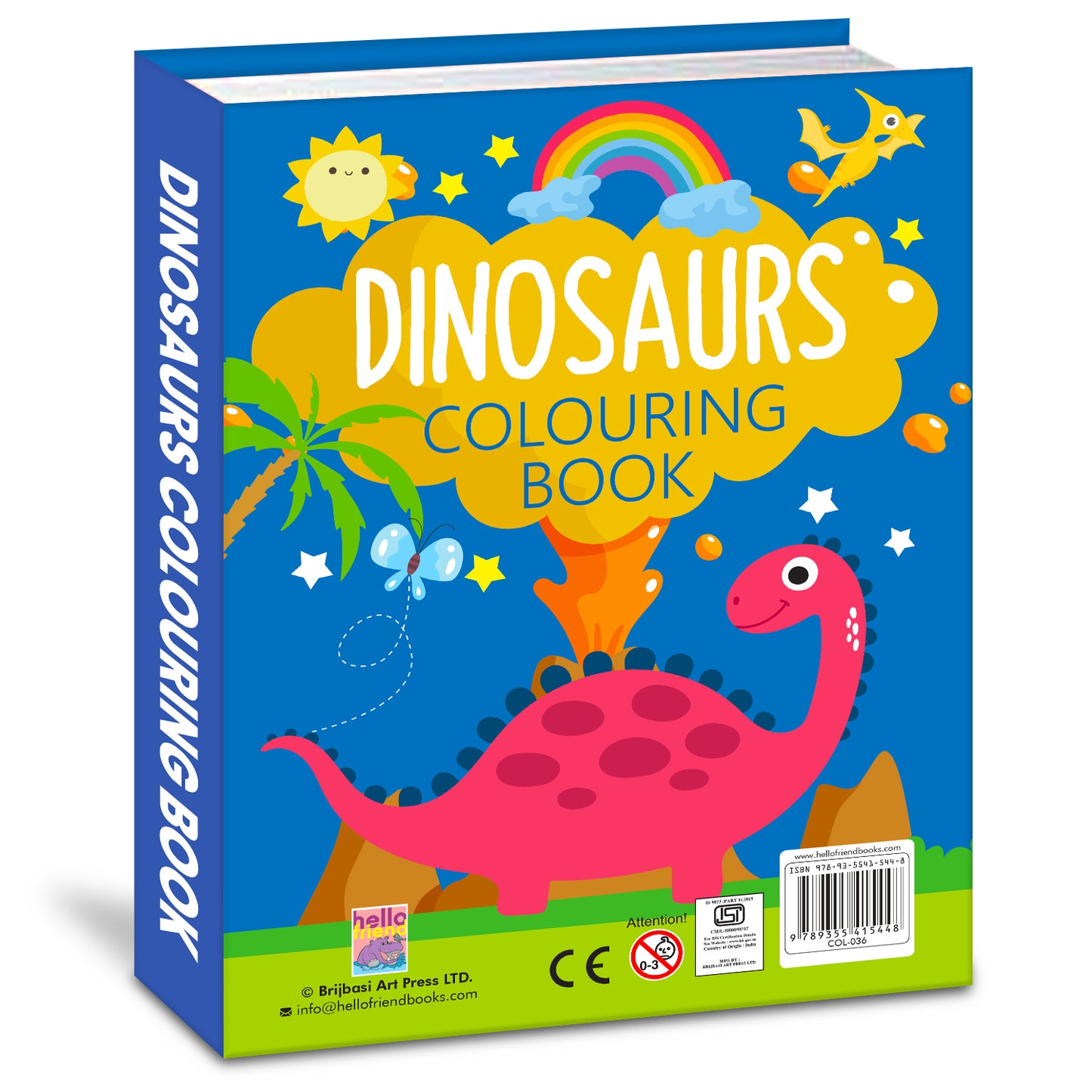 Dinosaurs Colouring Book | Fun Dinosaur Coloring Book for Kids | Creative Activity Book