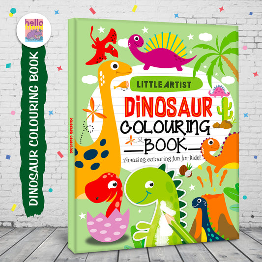 Little Artist Dinosaur Colouring Book | Fun Dinosaur Activity & Coloring Book for Kids