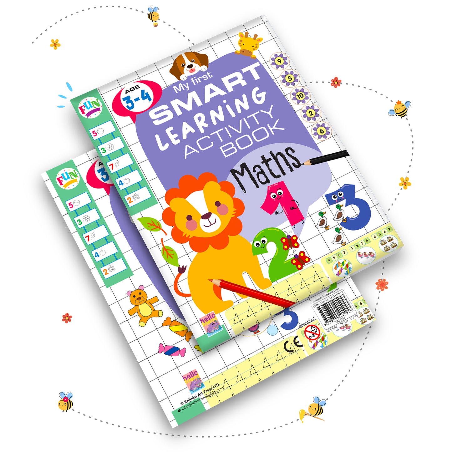 My First Smart Learning Activity Book – Maths 1 | Early Math Activity Workbook for Kids