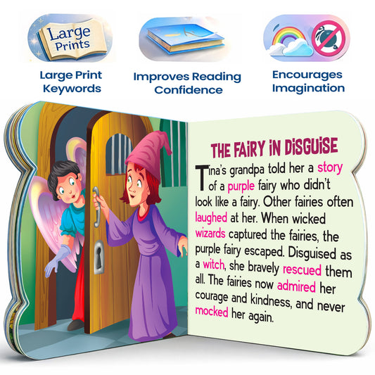 5-in-1 Grandpa Stories - Interior spread The Fairy in Disguise story with features