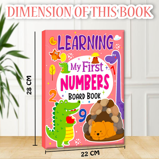 Learning My First Numbers | Illustrated Board Book for Kids