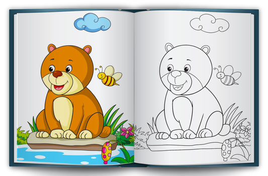 Let's Colour the World of Animals | Animal Coloring Book for Kids | Fun Wildlife Creative Activity Book