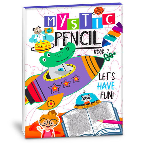 Let's Have Fun Mystic Pencil Book – 2 | Reusable Magic Water Coloring Activity Book for Kids