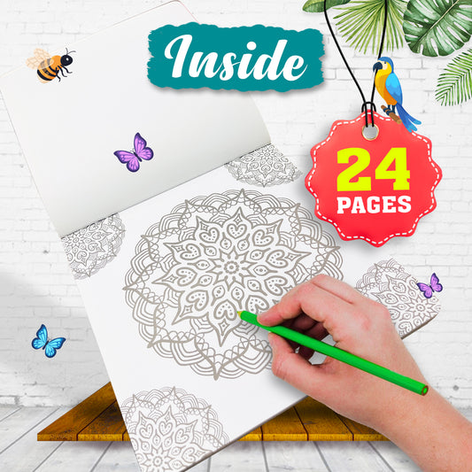 Mandalas Adult Colouring Book | Relaxing Mandala Coloring Book for Teens & Adults | Mindful Creative Art Book