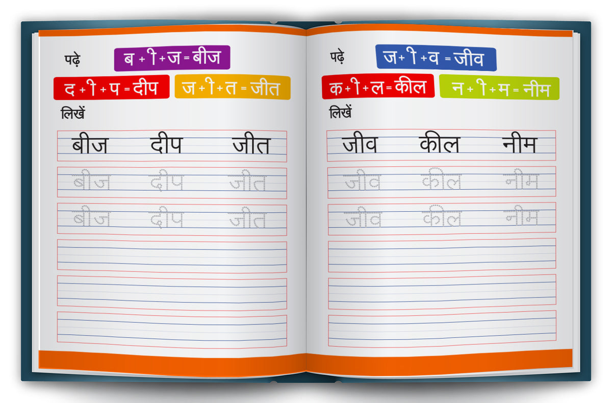 Meri Hindi Sulekh – Complete Hindi Learning Combo | 4 Books Set for Kids 3+