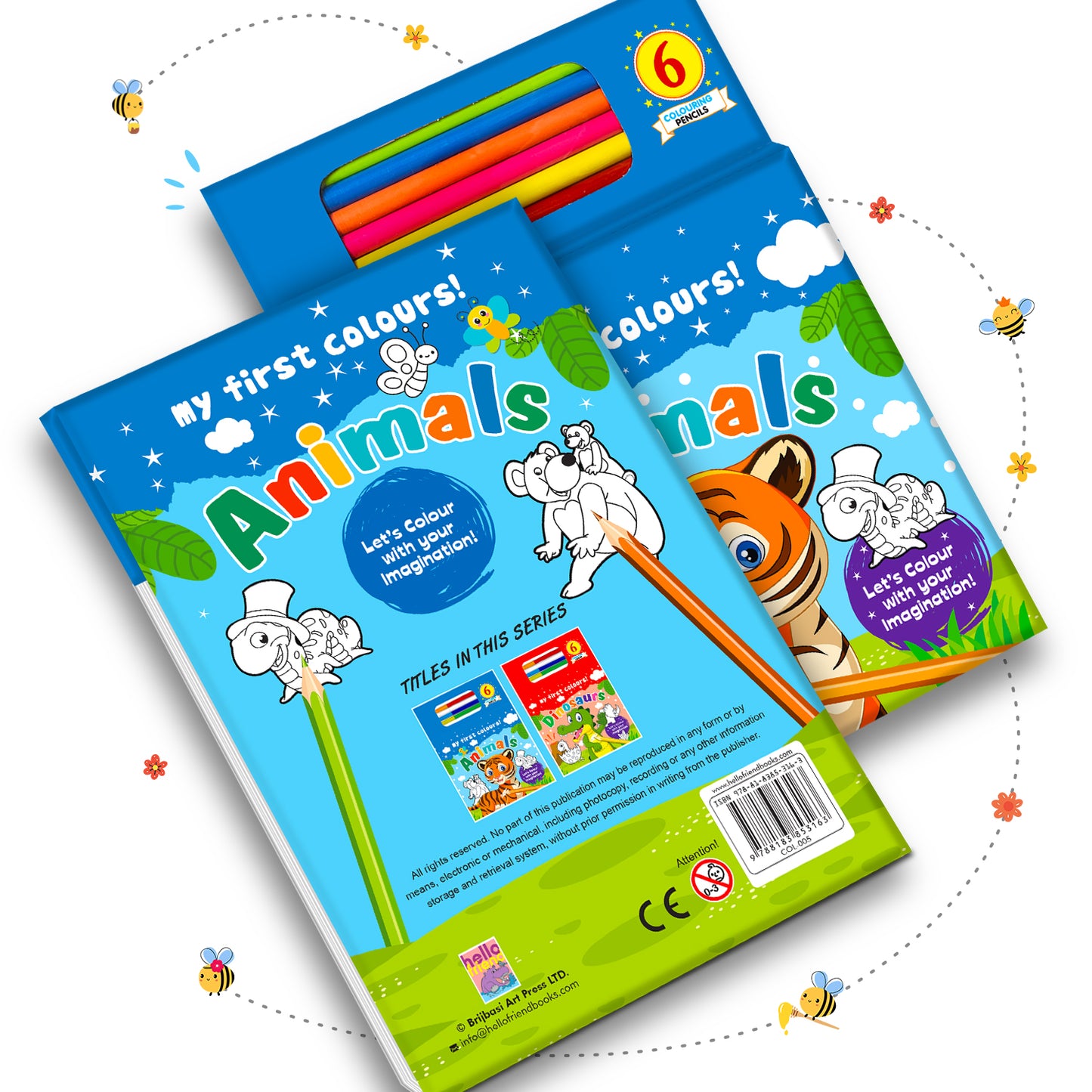 My First Colours Book: Animals | Early Learning Colour Book for Kids