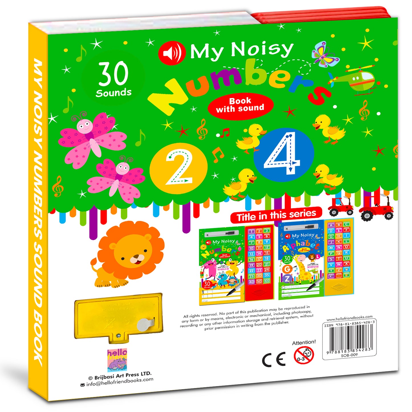 My Noisy Numbers Sound Book - Back