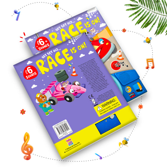 Get set go...race is on! - sound book
