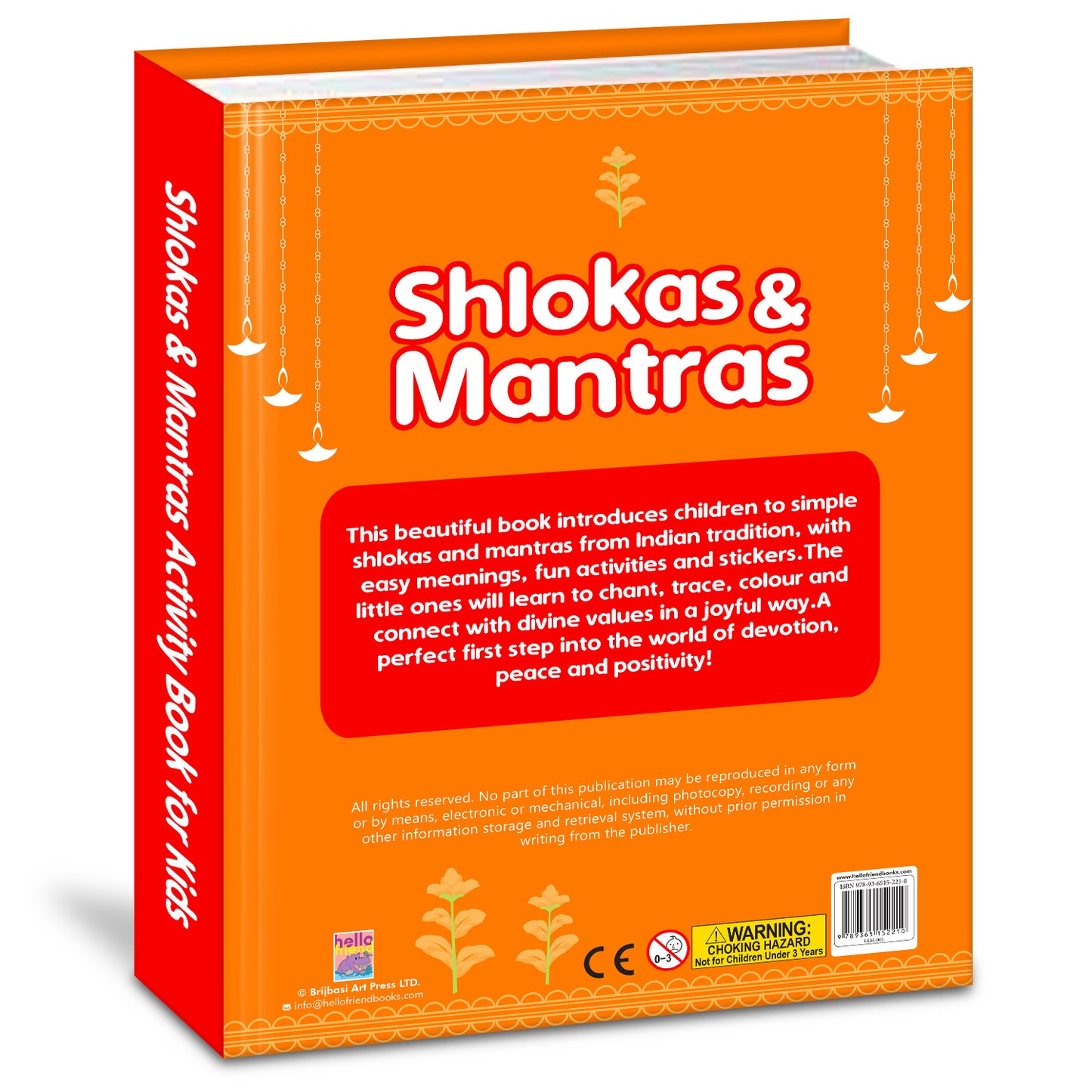 Shlokas and Mantras Activity Book | Indian Culture Learning Book for Kids