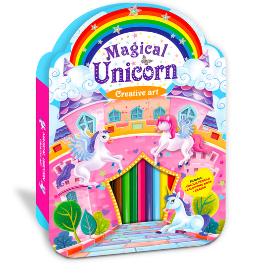 Colouring & Unicorn Creative Art – 2-Book Combo