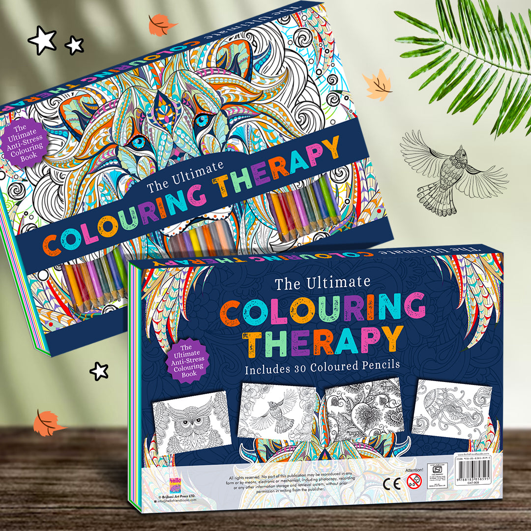 The Ultimate Colouring Therapy – Creative Art | Relaxing Coloring Book for Kids | Creative Art & Mindfulness Activity Book