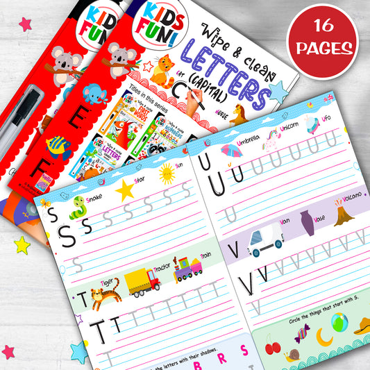 Wipe & Clean Capital Letters - More titles in series