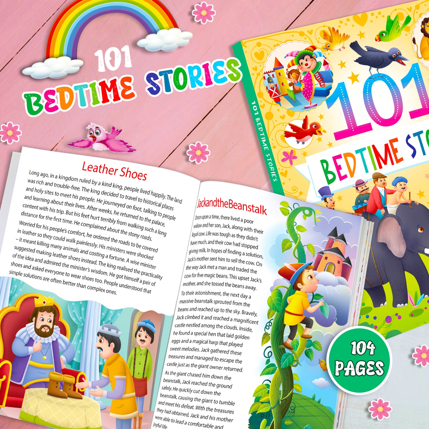 101 Bedtime Stories | Illustrated Story Book for Kids