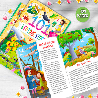 101 Bedtime Stories | Illustrated Story Book for Kids