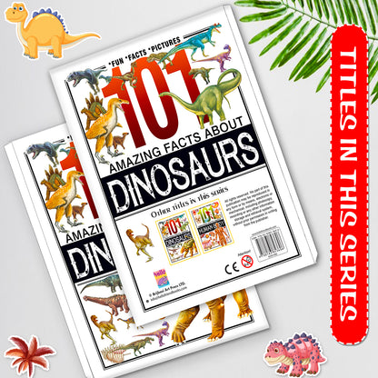 101 Amazing Facts About Dinosaurs | Picture Knowledge Book for Kids | Educational Dinosaur Facts Book