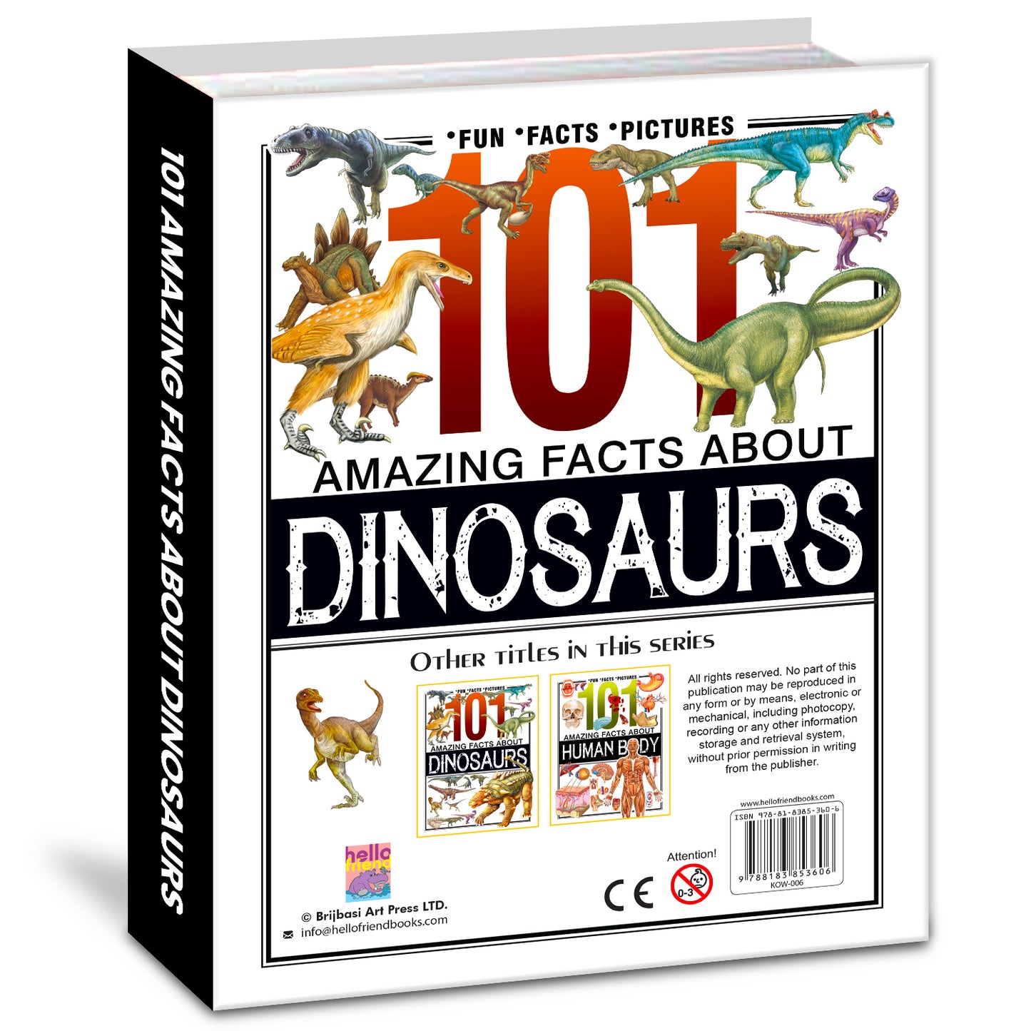 101 Amazing Facts About Dinosaurs | Picture Knowledge Book for Kids | Educational Dinosaur Facts Book