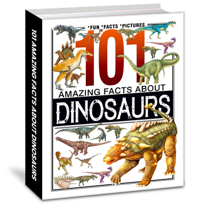 101 Amazing Facts About Dinosaurs | Picture Knowledge Book for Kids | Educational Dinosaur Facts Book