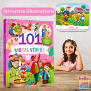 101 Moral Stories | Illustrated Padded Story Book for Kids