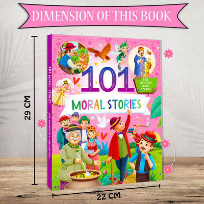 101 Moral Stories | Illustrated Padded Story Book for Kids