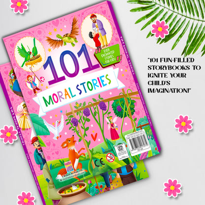 101 Moral Stories | Illustrated Padded Story Book for Kids