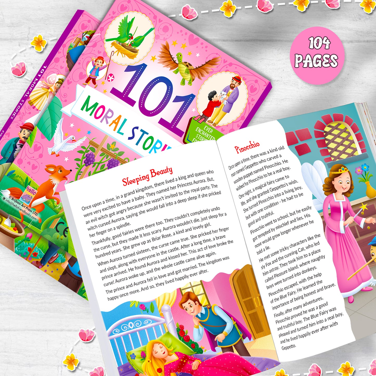 101 Moral Stories | Illustrated Padded Story Book for Kids