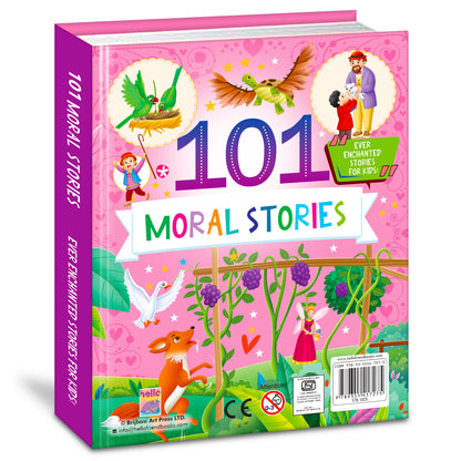 101 Moral Stories | Illustrated Padded Story Book for Kids