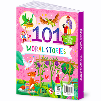 101 Moral Stories | Illustrated Padded Story Book for Kids