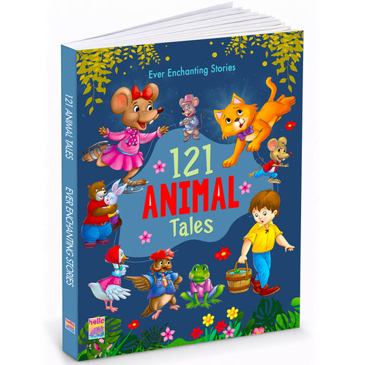 121 Animal Tales Stories | Illustrated Animal Story Book for Kids