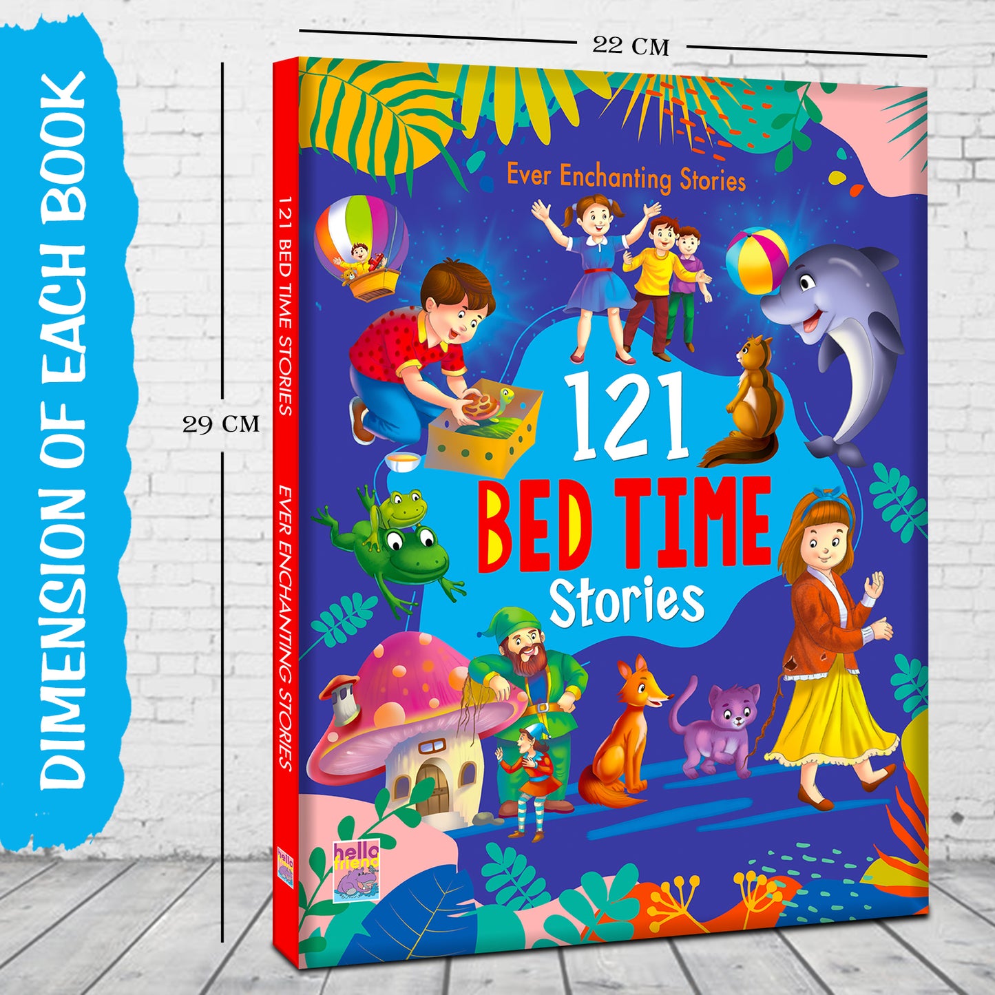121 Bedtime Traditional Stories | Illustrated Story Book for Kids