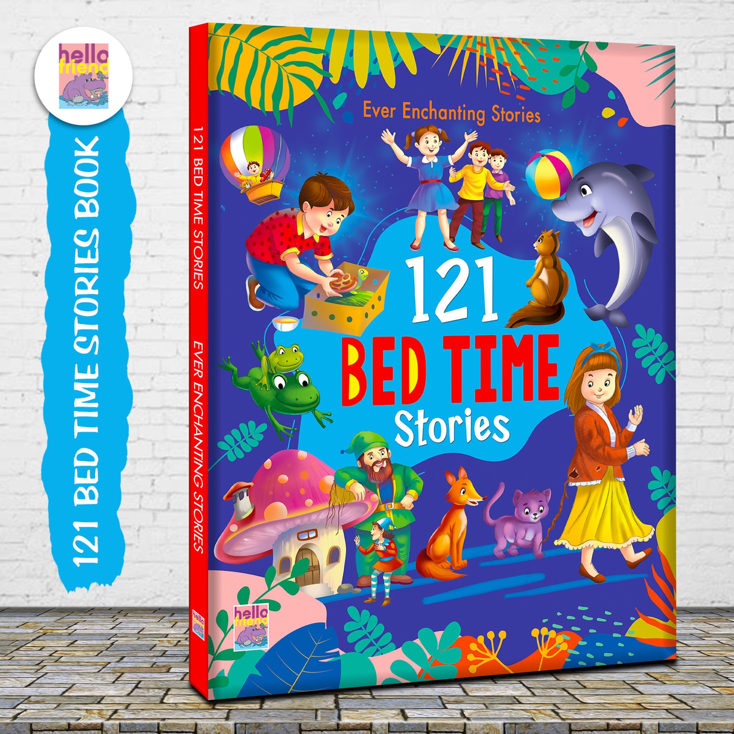 121 Bedtime Traditional Stories | Illustrated Story Book for Kids